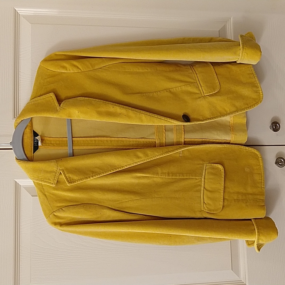 Golden Velvet JCrew Jacket Size 4